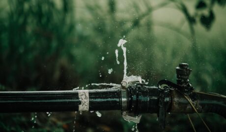 close up of a water pipe